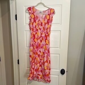 Petal and Pup Colorful Sleeveless Dress